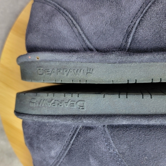 BEARPAW Kerri Suede Lace-up Boot with NeverWet™-Cadet Blue-Size 10 - Picture 13 of 13